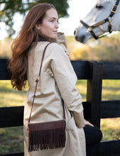 Load image into Gallery viewer, Wellington Wristlet Dark Chocolate Fringe LIMITED EDITION
