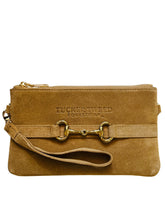 Load image into Gallery viewer, Wellington Wristlet Milk Chocolate Suede Edition
