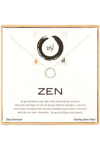 Zen' Boxed Charm Necklace - SF