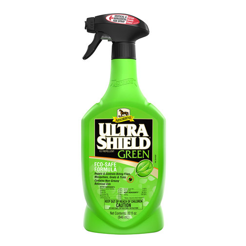 Ultra Shield Green Natural Fly Repellent for Horses