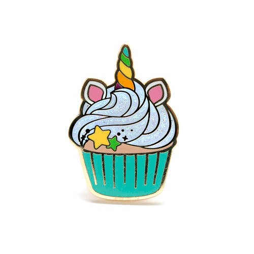 Unicorn Cupcake Pin