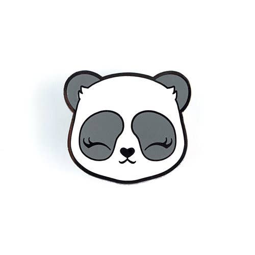 Panda Face Pin