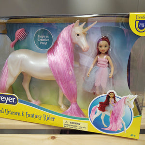 Breyer Magical Unicorn & Fantasy Rider "SKY & MEADOW"