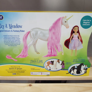 Breyer Magical Unicorn & Fantasy Rider "SKY & MEADOW"