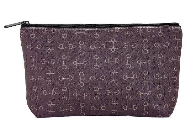 NW AWST Int'l "Lila" Snaffle Bits Medium Cosmetic Pouch