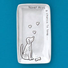 Load image into Gallery viewer, Hearts and Dog Small Tray
