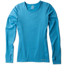 Load image into Gallery viewer, Women's Micro-Elite Chamois Crewneck Performance Base Layer Long-Sleeve Shirt
