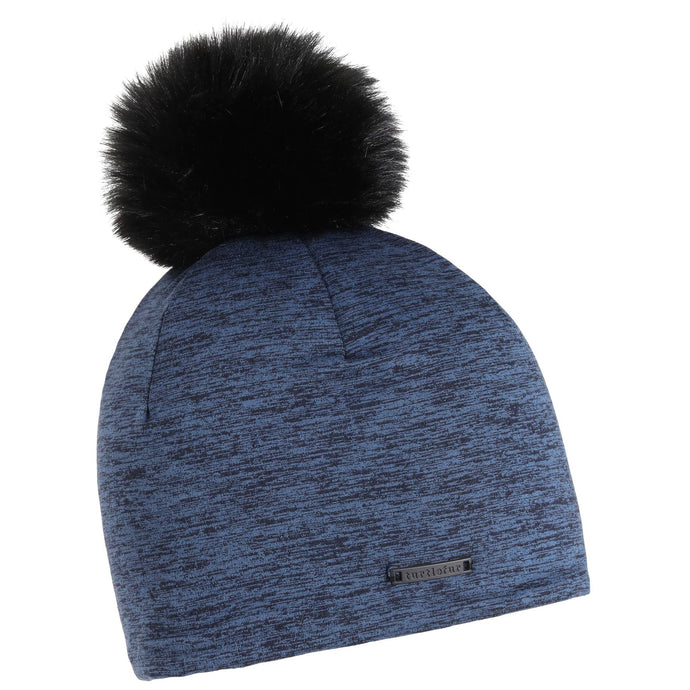 Turtle Fur Comfort Shell™ Stria Pom Pom Beanie