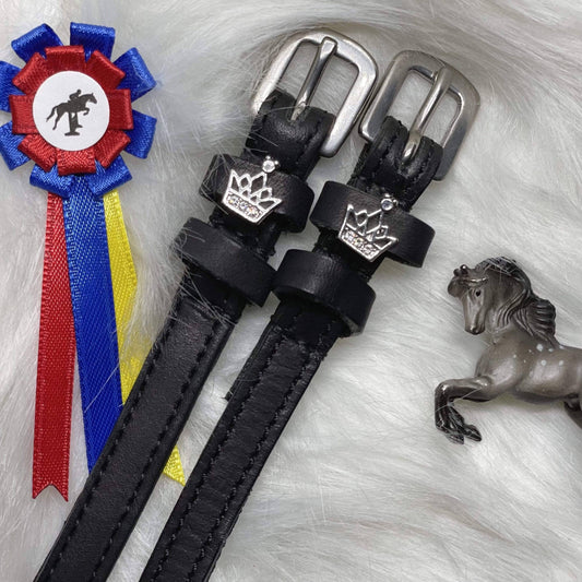 Queen Bling Crown Spur Straps