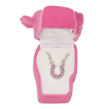 Load image into Gallery viewer, Rhinestone Horseshoe Necklace
