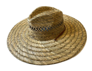 Mens Womens Straw Garden Sun Hat with Adjustable String