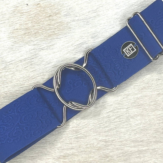 Florentine - Royal blue elastic - adjustable belt