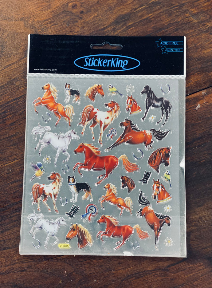 Horse & Horseshoe Stickers