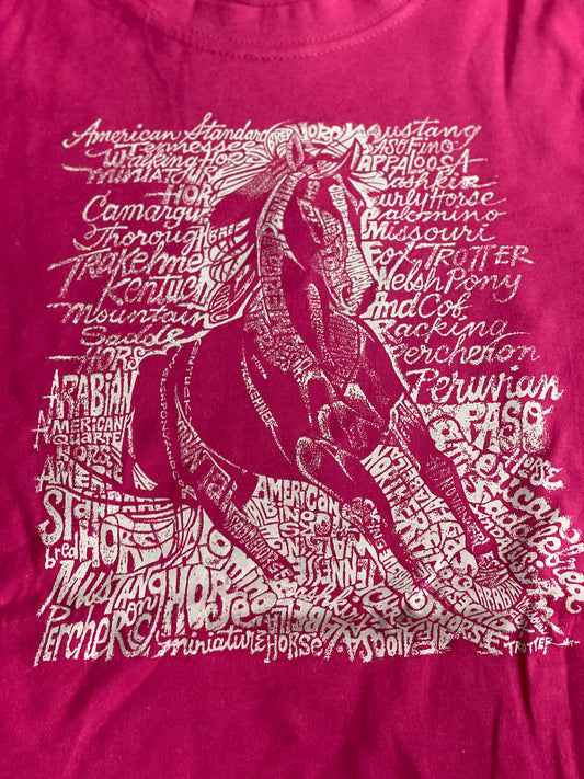 Tshirt Popular Horse Breeds