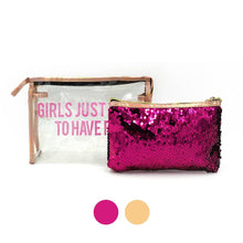 Load image into Gallery viewer, 🎁Sequin Cosmetic Bag Set

