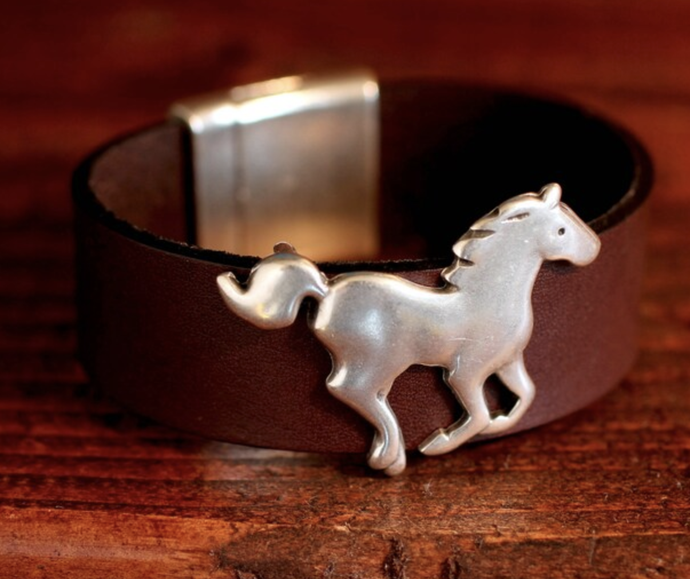 Horse Bit Bangle 18mm - Solid Sterling Silver - HorseGifts.co.nz