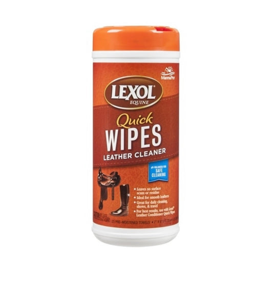 Lexol Quick Wipes Leather Cleaner step 1