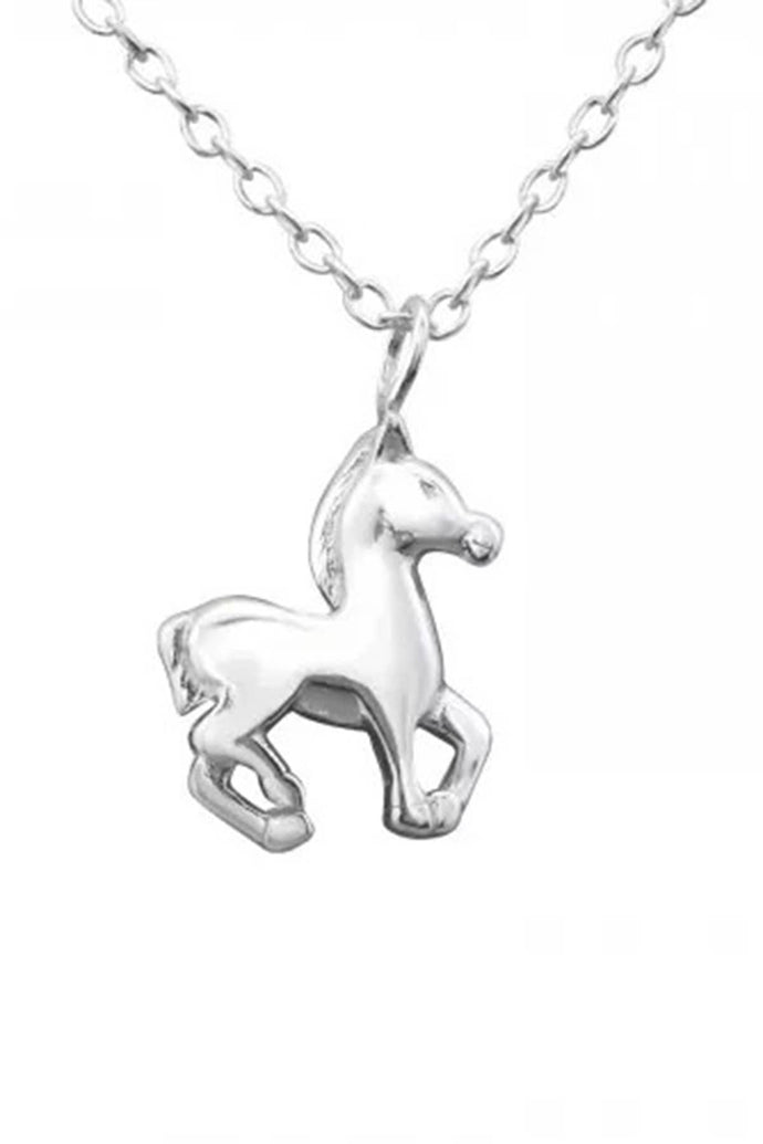Sterling Silver Horse Necklace