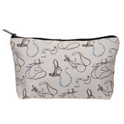 NW Tan Bit Cosmetic Bags