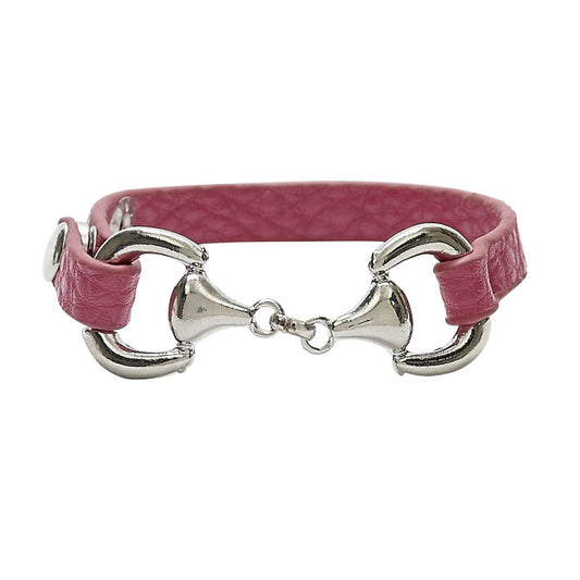 599 Snaffle Bit Leather Bracelet