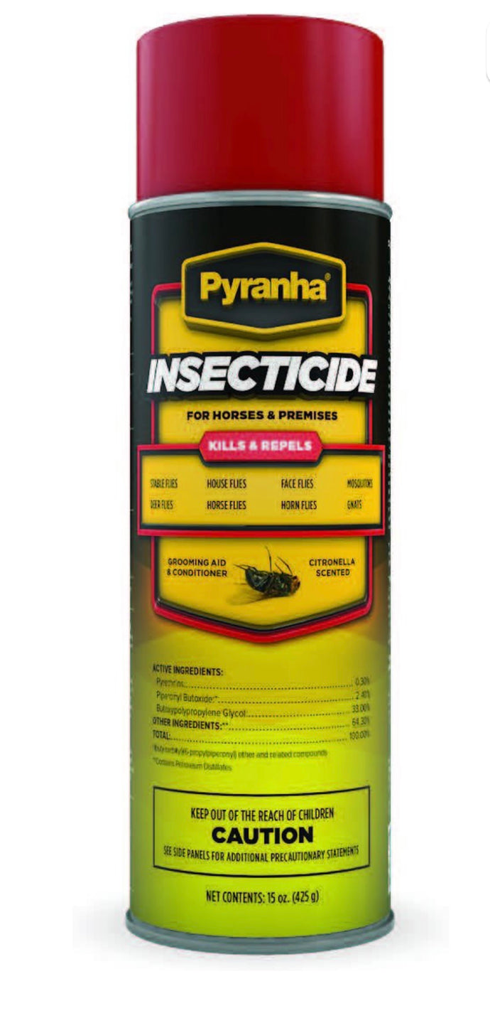 Pyranha Insecticide Aerosol Premise and Horse Spray