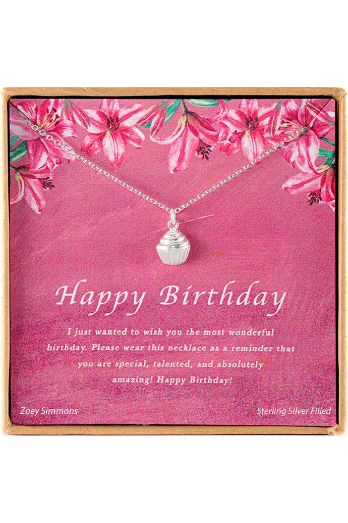 Happy Birthday' Boxed Charm Necklace - SF