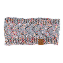 Load image into Gallery viewer, Women's Speckled Knit Winter Head Band: Pink
