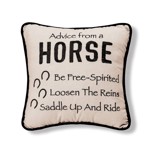 Advice from a Horse Pillow