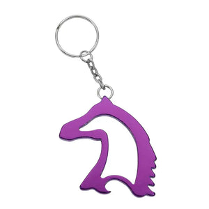 Horse Head Bottle Opener Key Chain Combo