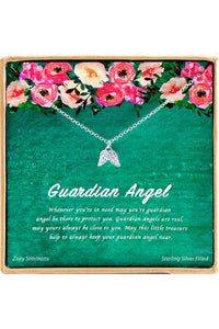 Guardian Angel' Boxed Charm Necklace - SF