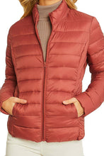 Load image into Gallery viewer, Lightweight Padded Zip Up Jacket:ROSE
