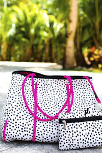 Spotted Neoprene Tote Bag