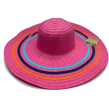 Load image into Gallery viewer, Sun Hat - Wide Brim Stripe
