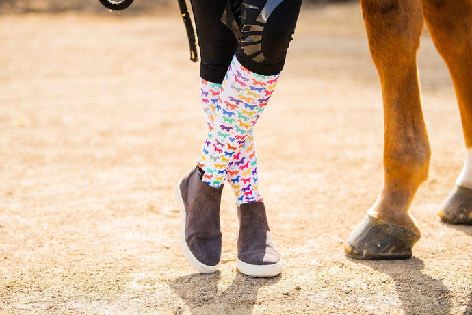 PATCHWORK PONY  Pair & a Spare Boot Socks
