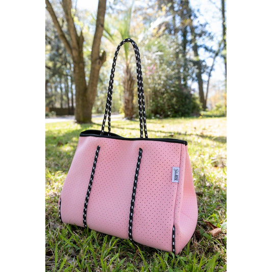 The Gianna - Solid Pink Neoprene Tote Bag