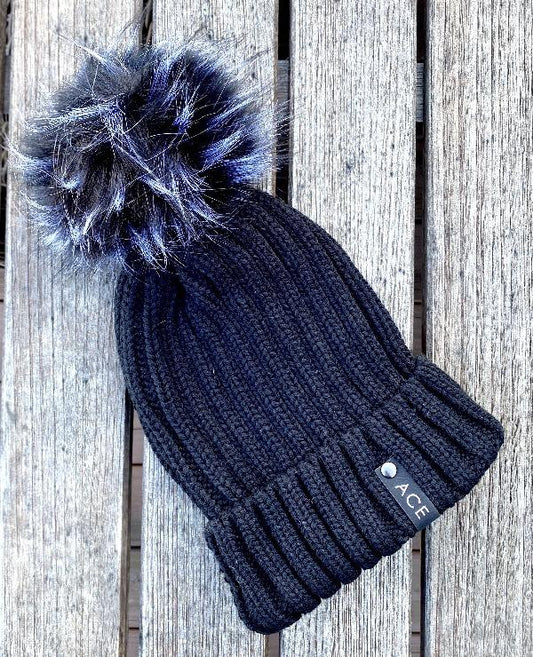 309 ACE Winter Pom-Pom Hat