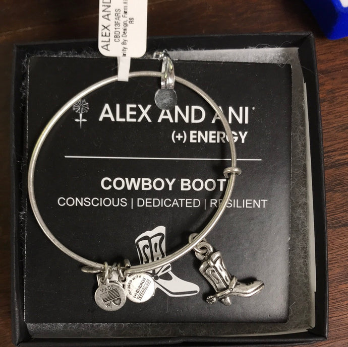 Alex and Ani Cowboy Boot Bracelet