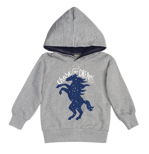 Kids Chase your Dreams Pony Hoodie