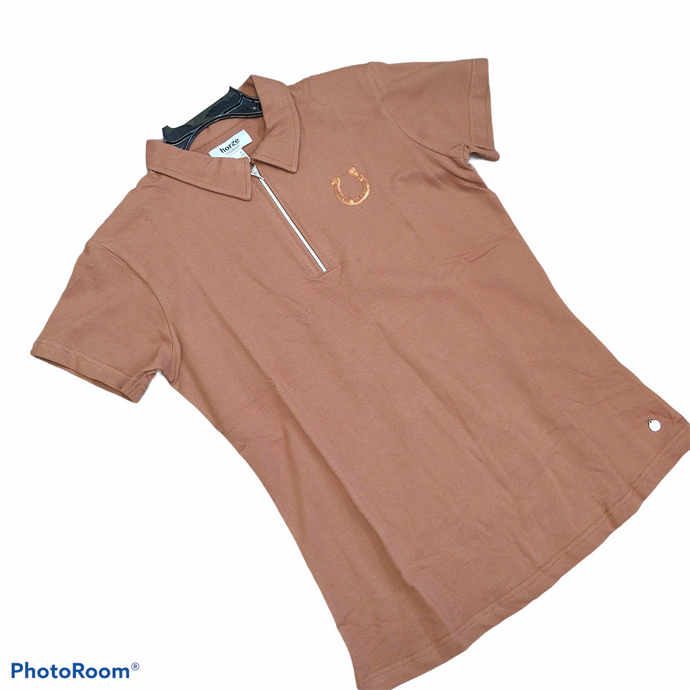 Amy Cotton Stretch Polo Shirt