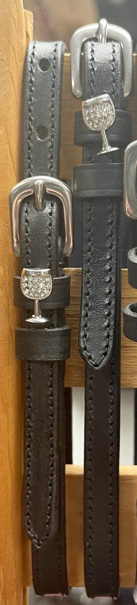 Cocktail Silver Crystal Spur straps