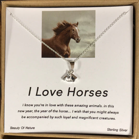 “I Love Horses” Necklace