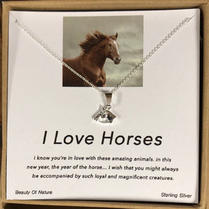 “I Love Horses” Necklace