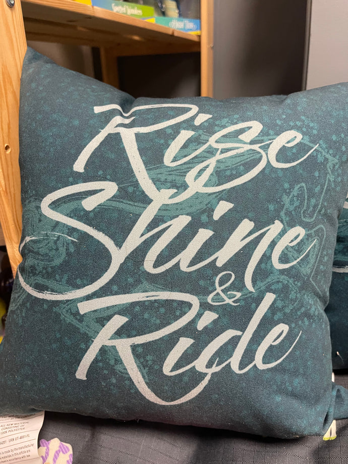 Rise Shine Ride Pillow