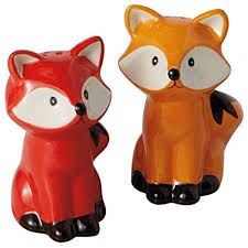 363 Fox Salt & Pepper Shakers